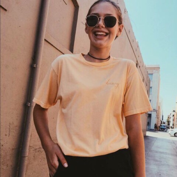 Brandy Melville Tops - Honey Aleena t shirt